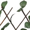 vidaXL Willow Trellis Fences 5 pcs with Artificial Leaves 70.9"x23.6"