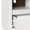 vidaXL TV Cabinet Drammen White 99 x 43 x 55 cm Solid Pine wood