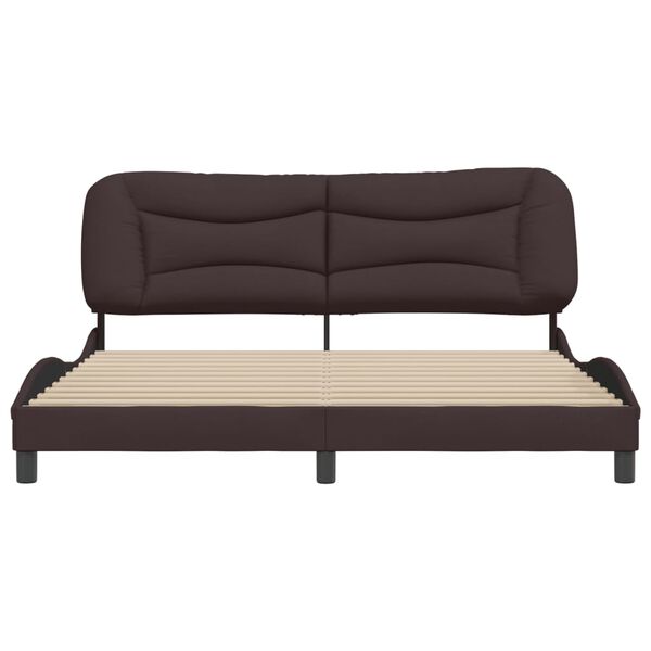 vidaXL Bed Frame Dark Brown