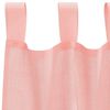 vidaXL Voile Curtains with Loops 2 pcs Pink 55.1x68.9"