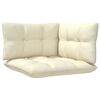 vidaXL Garden Lounge Set Set of 3 Cream, Natural Wood
