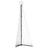 vidaXL LED Christmas Tree Warm White Powder-coated steel 71.7 in height