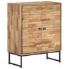 vidaXL Sideboard Natural Brown Reclaimed teak wood 23.6 x 11.8 x 29.5 in