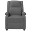 vidaXL Recliner Anthracite Faux Leather