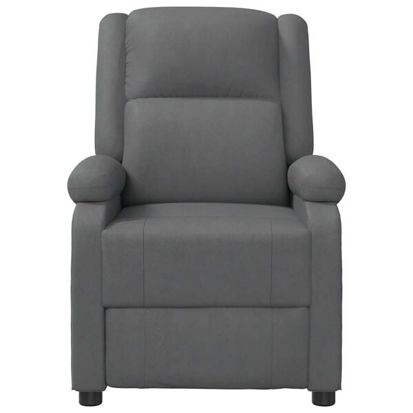 vidaXL Recliner Anthracite Faux Leather