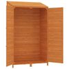 vidaXL Garden Shed Brown Solid fir wood 40.2 x 20.5 x 68.7 in