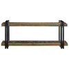 vidaXL Wall Shelf Multicolor Solid reclaimed wood and iron