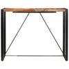 vidaXL Bar Table 55.1"x27.6"x43.3" Solid Acacia Wood