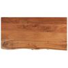 vidaXL Table Top Natural wood Solid acacia wood 31.5 in x 15.7 in