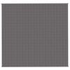 vidaXL Weighted Blanket Grey Polyester, Glass Beads 86.6 in x 92.5 in