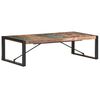 vidaXL Coffee Table Multicolor Solid reclaimed wood, powder-coated steel