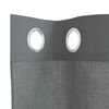 vidaXL Voile Curtains with Grommets 2 pcs Dark Grey 55.1x88.6"