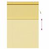 vidaXL Roller Blind with Curtains Yellow 55.12 x 86.61 in Bamboo