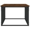vidaXL Coffee Table Brown Oak Engineered wood, metal