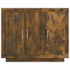 vidaXL Sideboard Smoked oak Engineered wood 36.2 x 13.8 x 29.5 in