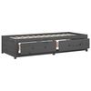 vidaXL Day Bed Gray Solid pine wood, plywood Small