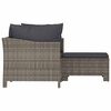 vidaXL Garden Lounge Set Grey, Dark grey