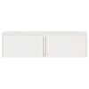 vidaXL Wall Cabinet Set of 2 White Solid Pine Wood Medium