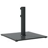 vidaXL Umbrella Base Dark Grey Steel, Iron Medium Heavy Weight Endurance