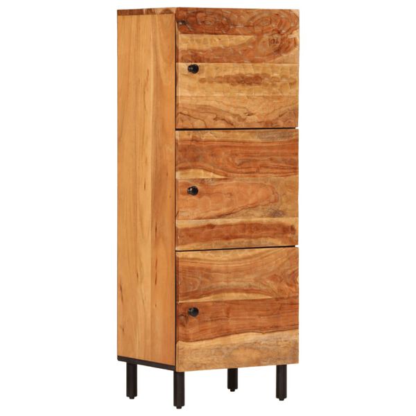 vidaXL Highboard 15.7"x13"x43.3" Solid Wood Acacia