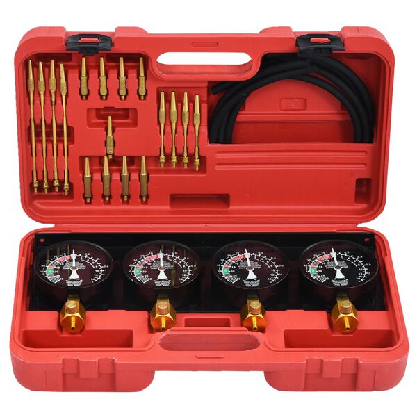 vidaXL Carburetor Vacuum Synchronizer Gauge Tool Kit