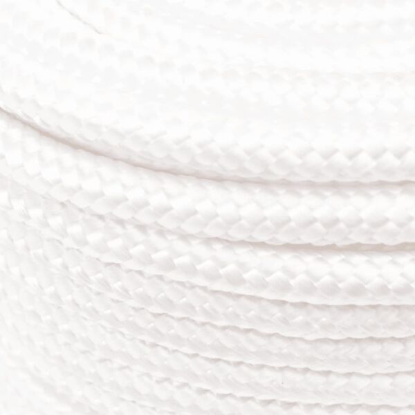 vidaXL Boat Rope Full White 0.47 " 820.2 ' Polypropylene