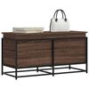 vidaXL Storage Box Brown oak Engineered Wood 39.4 x 15.7 x 20.3 in