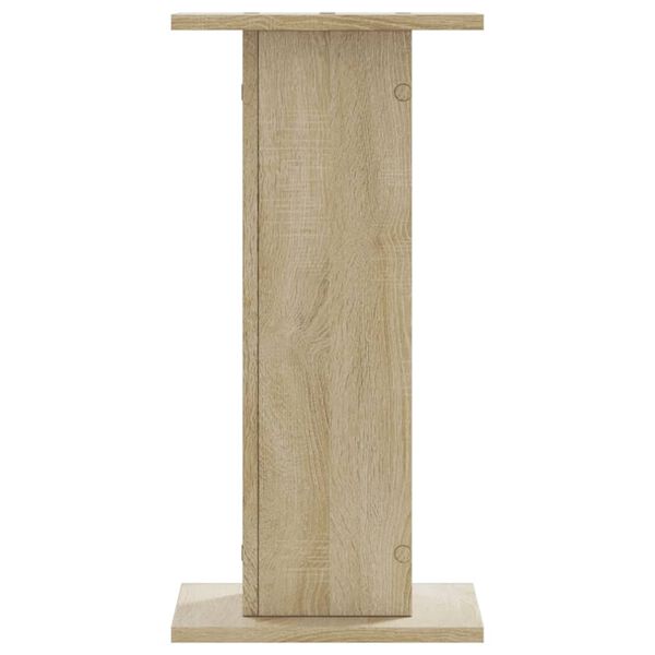 vidaXL Plant Stand Sonoma Oak Engineered Wood Medium Decorative Inlays