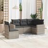 vidaXL Garden Sofa Set Light Grey