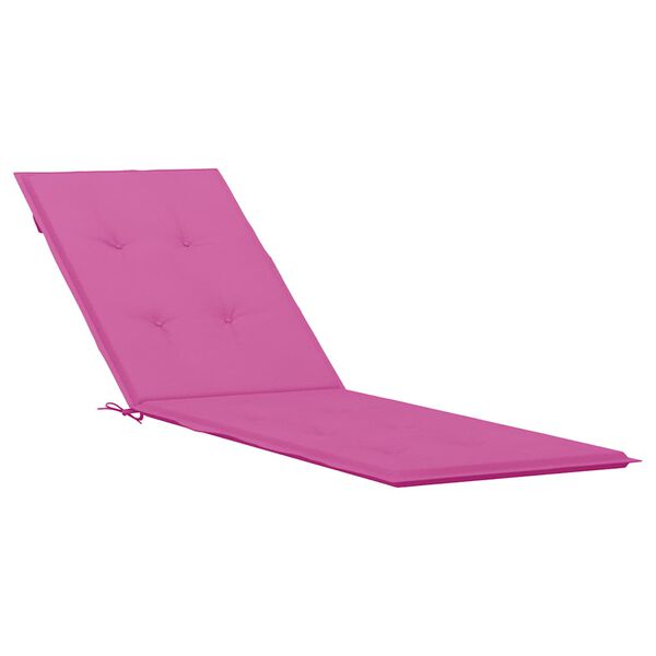 vidaXL Deck Chair Cushion Pink Oxford fabric (100% polyester)