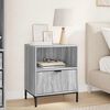 vidaXL Bedside Table Grey sonoma 49 x 36 x 61 cm Engineered wood