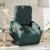 vidaXL Stand Up Massage Recliner Chair Dark Green
