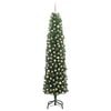 vidaXL Artificial Christmas Tree with 300 LEDs Green 82.68 in