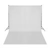 vidaXL Backdrop Cotton without Stand White 16x10 feet
