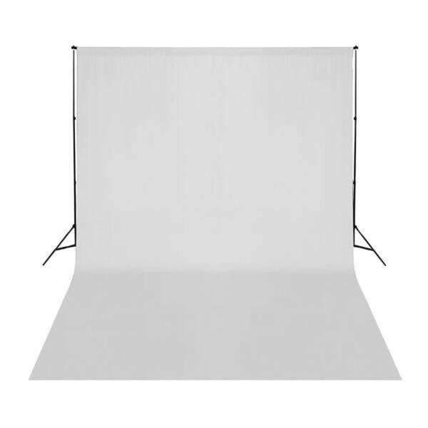 vidaXL Backdrop Cotton without Stand White 16x10 feet