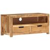 vidaXL TV Cabinet Light Brown Solid Acacia Wood Standard TV Cabinet