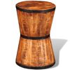 vidaXL Stool Variations of Brown Rough mango wood Medium