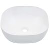 vidaXL Wash Basin 16.7x16.7x5.7" Ceramic White