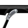 vidaXL Sun Lounger Black Steel frame Double Foldable Sun Lounger