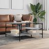 vidaXL Coffee Table Grey Sonoma Engineered Wood Small Coffee Table