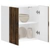 vidaXL Kitchen Wall Cabinet Smoked oak Engineered wood