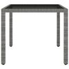 vidaXL Garden Table Set of 3 Grey