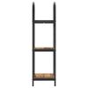 vidaXL Bookshelf Old Wood 15.75 x 11.81 x 42.91 in Engineered wood