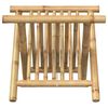 vidaXL Magazine Rack Natural Bamboo Bamboo 16.5 in x 12.0 in x 13.6 in