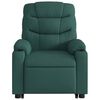 vidaXL Electric Stand Up Massage Recliner Chair Dark Green