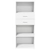 vidaXL Highboard White Engineered wood Tall Highboard Rectangular