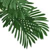 vidaXL Artificial Cycas Palm Green Plastic, Solid wood Large