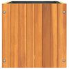 vidaXL Garden Planter Oiled Wood Solid Acacia Wood Medium Durable
