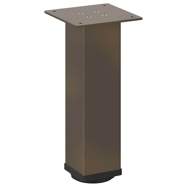 vidaXL Coffee Table Leg Natural Steel Powder-coated Steel