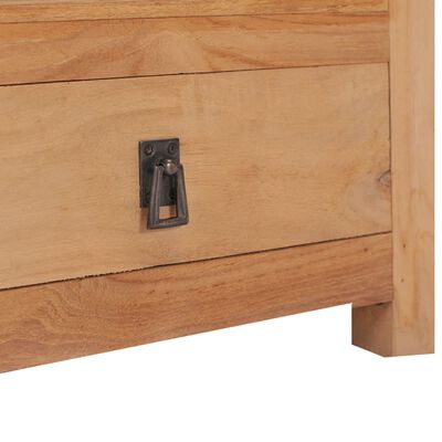 vidaXL Bedside Cabinet 15.7"x11.8"x19.7" Solid Wood Teak